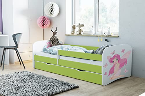 KOCOT Kids babydreams 2 Tagesbett, Holzwerkstoff, grün, Lit d’Enfant