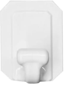 Saraoriginalshop Gancio Adesivo Grande a Parete per Bagno Cucina Ufficio Impermeabile Autoadesivo Appendiabiti Asciugamani Disponibili in 2 Colori (Bianco)