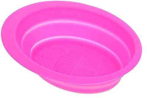 AUTSUPPL Elastic Silicone Wash Brush Bowl Makeup Brush Cleaner Pad Cleaning Mat