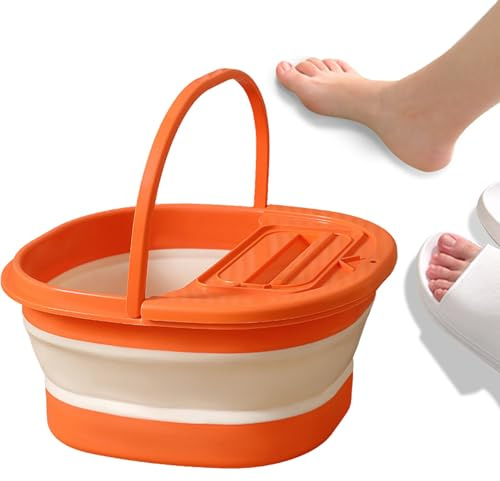 Bassin De Trempage Pour Les Pieds,Sac De Lavage Antidérapant Pour Le Bain,Bassin Pour Pieds - Pour Hommes Femmes Personnes Âgées Voyage Camping Centre Spa Hôtel Dortoir Salle De Bain Spa À