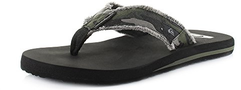 Quiksilver Herren Monkey Abyss Sport Sandalen, Grün Green Brown Black Xgck, 43 EU