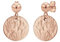 Elli Ohrringe Damen Ohrhänger Plättchen Gehämmert Vintage Antik Look in 925 Sterling Silber