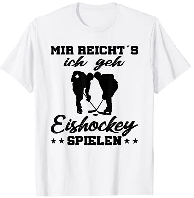 Mir reichts ich geh Eis-Hockey spielen Spruch Kinder Jungen T-Shirt