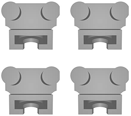 ULROAD 4x Ersatzteil für IKEA Kvartal Rolle Gleiter Set mit 4 Stück Replica Ersatzteile