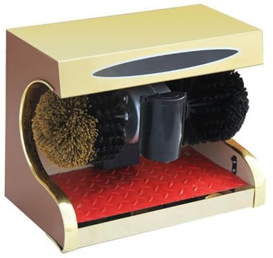 SXYKXYDL Cireuse à Chaussures Automatique - Cireuse à Chaussures à Induction Commerciale, cireuse à Chaussures électrique avec Brosse combinée, pour hôtel Familial, Banque