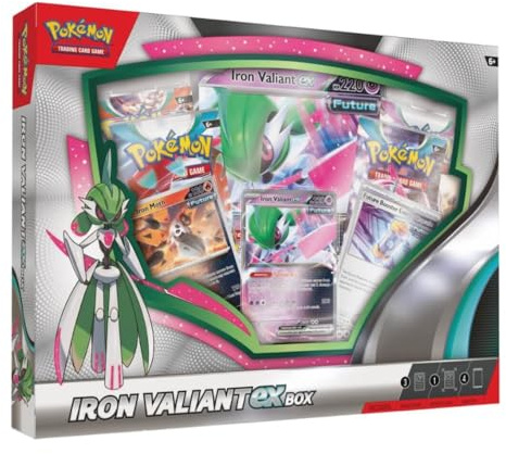 Pokemon TCG: Roaring Moon or Iron Valiant ex Box (One at Random)