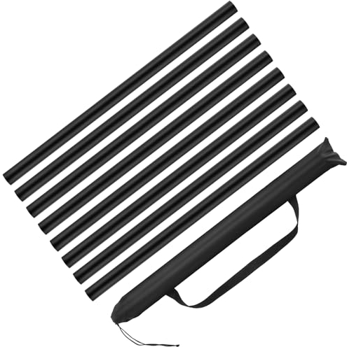 Motionchic Escrima-Stöcke für sicheres Training, Kampfsport und Karate, mit 4 Tragetaschen, 60 cm, 8 Stück