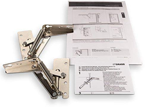 1 par Grass Kinvaro Herraje Abatible T-57 derecho/izquierdo para Puerta Armario de SO-TECH®