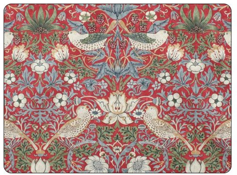 Pimpernel Strawberry Thief Red Placemats, Set of 6