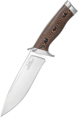 Battle-Merchant Feststehendes Messer, Gil Hibben Tundra Hunter, Griffmaterial aus Micarta