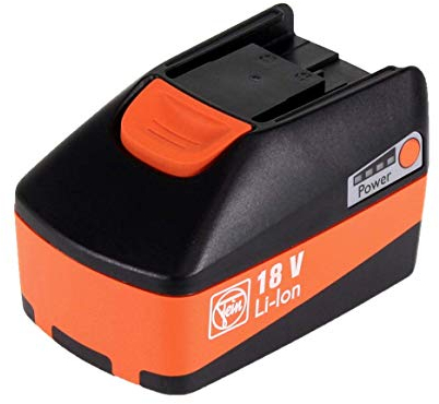 FEIN Li-Ionen-Akku mit Ladestandsanzeige und FEIN SafetyCell Technology, Spannung 18 V, Kapazität 6 Ah, Gewicht 0,7 kg