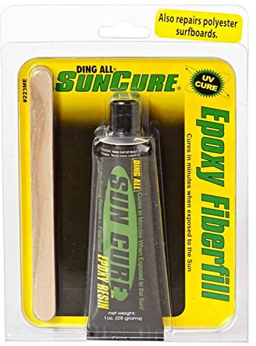 Ding All Sun Cure Epoxy Mini Tube 1 oz Reparación de Surf