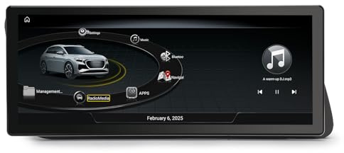 Erisin Qualcomm 10.25 8-Core 4GB+64GB Android 14 Radio de Coche Estéreo Navegación GPS de Automóvil para Audi Q5 (2009-2016) Soporte Bluetooth 5.1 IPS Pantalla táctil CarPlay Android Auto Canbus WiFi