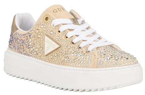 GUESS Denesa, Scarpe da Ginnastica Donna, Gold 710, 41 EU