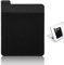 Sorcristy Supporto per mouse per laptop, tasca adesiva per laptop, compatibile con HDD esterno da 2,5, SSD, Magic Mouse, cavo USB e altro (nero, 14,5 x 11,4 cm)