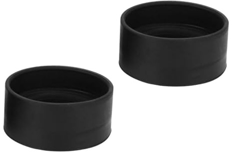 INOOMP Protezione gli Occhi del Microscopio 2 Pezzi Paraocchi in Gomma Elastica Copertura Oculare per Telescopio Accessori per Microscopi per Uso Scolastico e Scientifico
