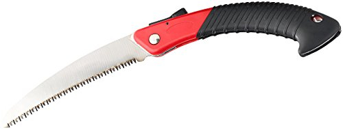 AGT Bricolaje y herramientas - Sierra: Sierra plegable manual WKS-180 fabricada en acero al carbono con dientes trapezoidales, 180 mm (japonesa, de mano, Motosierra)