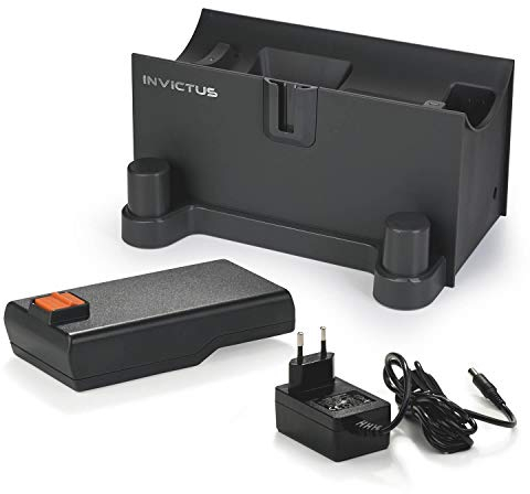 Genius Invictus X7 Akku-Staubsauger Aufbewahrungs-Set inkl. Zusatzakku (3 Teile) - Aufbewahrungungs-Set für alle Zubehör-Teile und platzsparende Aufbewahrung