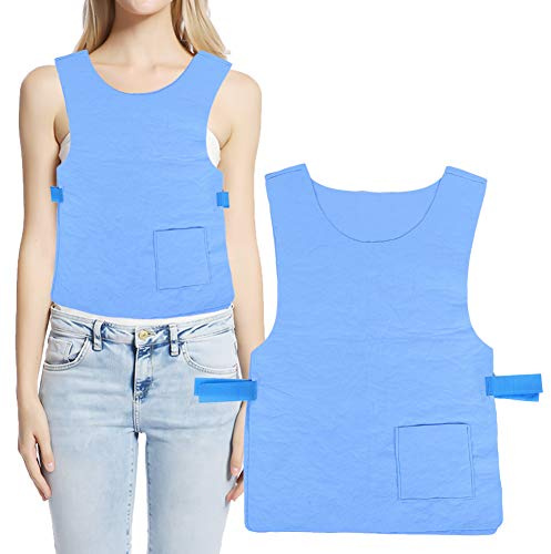 Brrnoo Gilet de Refroidissement, PVA Gilet de Refroidissement extérieur réglable d'été pour Hommes et Femmes, Vêtements Haute température pour Fonctionnement en Plein air