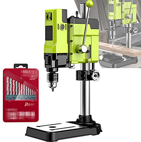 Trapano a Colonna da Banco Professionale, Trapani a Colonna Supporto per Trapano a Colonna Pressa da Banco Banco di Lavoro, 220V/880W