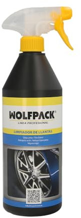WOLFPACK LINEA PROFESIONAL Limpiador llantas coche 750 ml. limpia llantas coche, con tensioactivos que no dañan las llantas