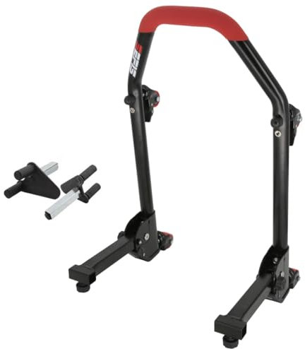 SEFIS M20U - Cavalletto anteriore per moto, supporto anteriore per moto, supporto per montaggio anteriore, supporto per moto e moto, pieghevole (attacco V)