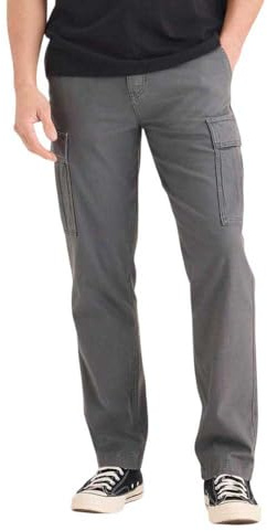 Dockers Pantaloni da Uomo, Car Park Grey, 33 W/32 L