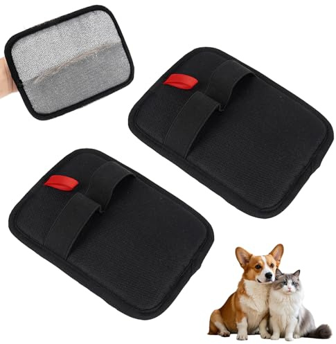 2 Gant Anti Poils Animaux,Gants magnétiques pour Chats et Chiens,Gant poils animaux,Gants Magnétiques pour Poils de Chat,Gants d'épilation pour Poils d'animaux de Compagnie pour Chats et Chiens.