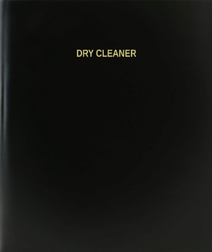 BookFactory Dry Cleaner Log Book/Journal/Logbook - 120 Page, 8.5''x11'', Black Hardbound (XLog-120-7CS-A-L-Black(Dry Cleaner Log Book))
