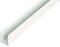 Alberts 498948 U-Profil | Kunststoff, weiß | 1000 x 18 x 10 mm | 11er Set