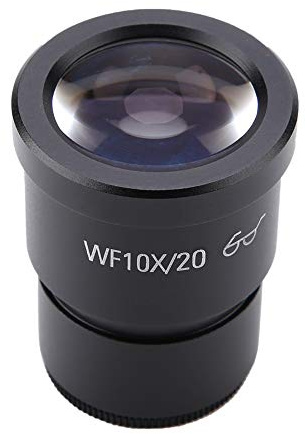 Ocular Microscopio WF10X/20 Gran Angular Lentes ópticas Estéreo Ocular para Estéreo Binocular Triocular, Tamaño Montaje 30mm