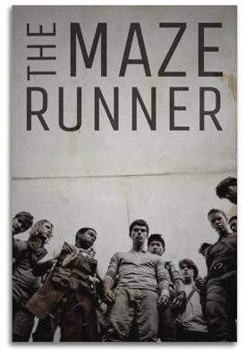 Szzmyo Póster decorativo de la película The Maze Runner, pintura moderna y estética, lienzo para dormitorio, sala de estar, póster decorativo de 20 x 30 cm, estilo sin marco