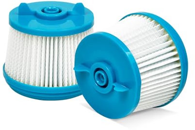 Smilefil 2 Stück HEPA Filter kompatibel mit Genius Invictus X9, X5, X4, X8, X7 Staubsauger Ersatzteile