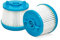 Smilefil 2 Stück HEPA Filter kompatibel mit Genius Invictus X9, X5, X4, X8, X7 Staubsauger Ersatzteile