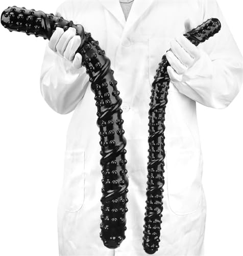 SAHOOSAFETY Double godemiché anal extra long et flexible, masturbateur point G for femmes et couples(S)