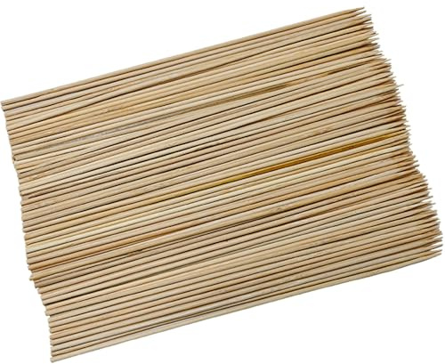 Armo® 150 x Bamboo Skewers 30CM Wooden Skewers Sticks for BBQ, Party, Shish, Kebabs, Chocolate Fountain