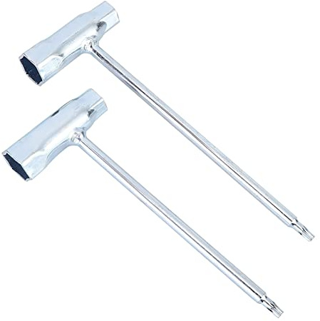 Fyearfly Lot de 2 clés à bougie d'allumage, douille T27 pour un entretien facile du moteur, compatible avec STIHL TS400 TS350 TS360, ensemble d'outils abordables et durables