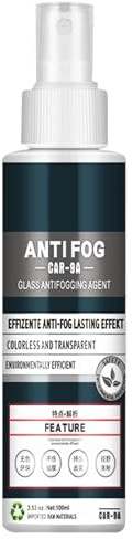 Spray antivaho para gafas – Profesional 100 ml Protección contra el viento Desempañador para gafas, gafas de protección, auriculares y superficies ópticas | Limpiador de protección contra niebla