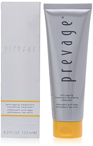 Elizabeth Arden Prevage Anti-Aging – Treatment Boosting Cleanser, 125 ml, Gesichtsreinigung für Frauen, Waschlotion mit Bambus, entfernt Make-up & Unreinheiten, für empfindliche Haut