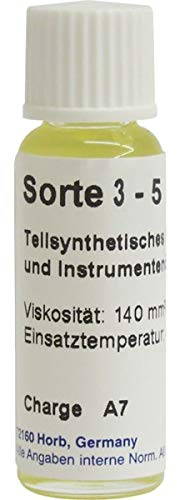 Olio per orologi semisintetico - tipo 3-5