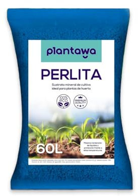 Perlita Sustrato 60L, Perlita para Plantas, Tierra para Plantas Sustrato para Plantar Semillas Huerto Urbano, Abono Natural Tierra para Jardín Exterior, Sustratos y Abonos, Ideal Suculentas, Akadama