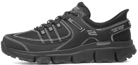 Skechers Women's Summits At 180147 Trainers, Black Synthetic Mesh Black Trim, 4 UK