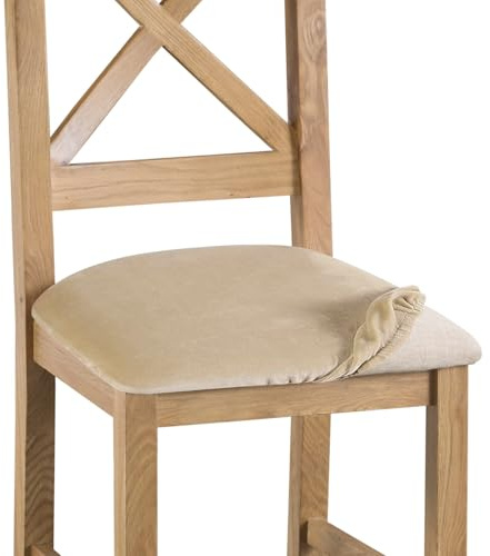 Gute Juego de 4 fundas para silla de comedor, de terciopelo elástico, desmontables, lavables, fundas protectoras para restaurante, hogar, hotel, banquetes, sillas de oficina (Beige)