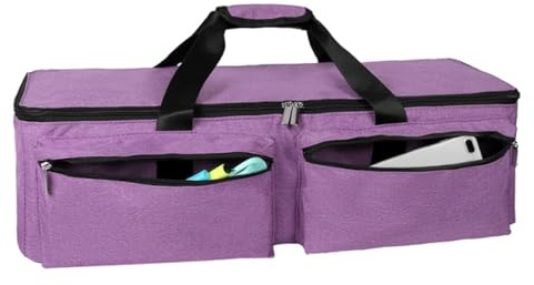 BEISUOSI Bolsa de transporte compatible con Cricut Explore Air y Maker, bolsa de mano compatible con Cricut Explore Air, Silhouette Cameo 4 y suministros (solo bolsa), Purple, bagonly, moderno