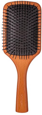 Wooden Hairs Brush, Wood Brushes for Hairs, Wooden Paddle Hair's Brush for Thick, Thin, Curly And Dry Hair, Can Be Used on Wet Or Dry Hair