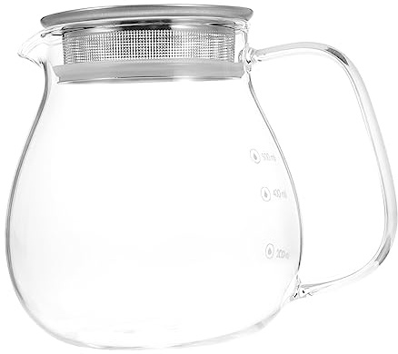 Sosoport 1pezzi Bollitore Da Caffè in Vetro e Acciaio Con Filtro Rimovibile e Coperchio Caffettiera Manuale Per Uso Domestico Design Elegante e Facile Da Pulire Per Cucina e Ufficio