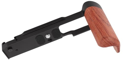 Impugnatura a Forma di Pinza per la Fotocamera ZFC, Piastra di Rilascio Rapido in Alluminio Preciso con Supporto a Fredda, Supporta Varie Maniglie, per gli Appassionati di Fotografia (BLACK)