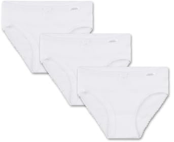 Sanetta Mädchen-Jazzpants (Dreierpack) | Hochwertige und nachhaltige Unterhose für Mädchen aus Bio-Baumwolle. Inhalt: 3er Set Unterwäsche für Mädchen