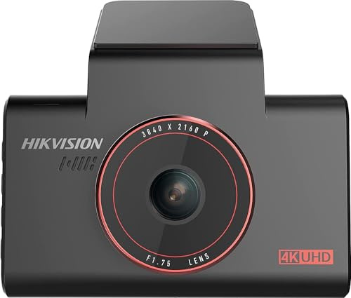 Hikvision C6S 4K Dashcam högupplöst vidvinkelobjektiv upp till 135° 3 tum IPS-skärm inbyggd mikrofon och högtalare Wifi GPS och G-sensormoduler 128 GB röstigenkänning är lätt att installera