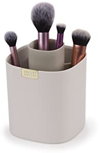 Joseph Joseph Viva - Tiered Makeup Brush Pot Organiser with dividers for brushes, eyeliners, lip pencils, mascara storage